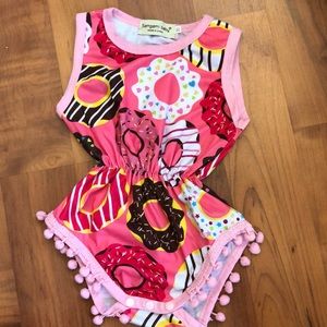 Donut print one piece
